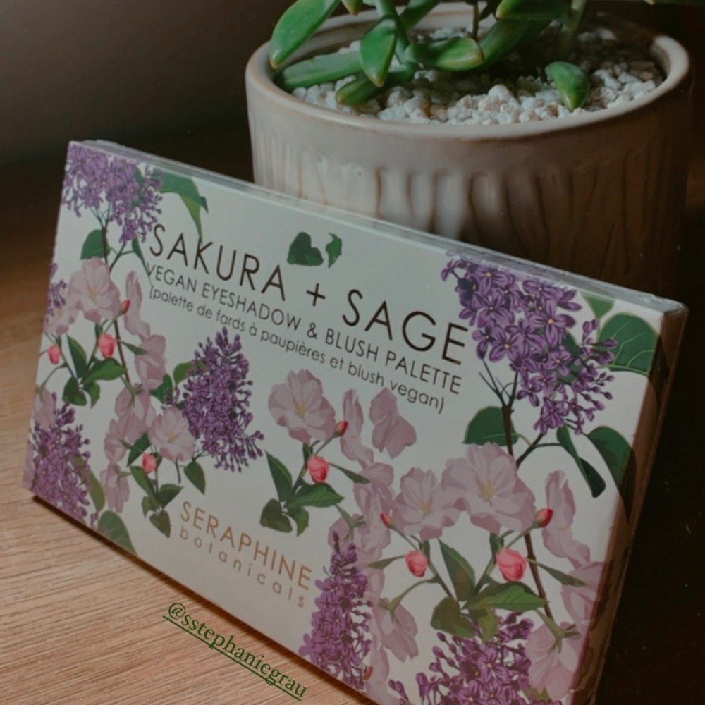 Sakura + Sage - Vegan Eyeshadow & Blush Palette